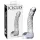 Icicles No. 61 - dildo met ballen en penisvorm - glas - transparant