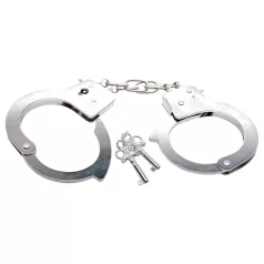 Fetish Fantasy - metalen handboeien - zilver