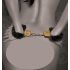 Pipedream Fetish Fantasy Gold - Pluche Handboeien (Zwart)