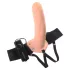 Pipedream - Fetish Strap-On 8 - omdoeptoestel, holle vibrator (naturel)