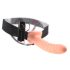 Fetish Strap-On 8 - Holle Vibrator om Om te Binden (Natuurlijk)
