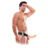 Pipedream - Fetish Strap-On 8 - omdoeptoestel, holle vibrator (naturel)