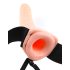Fetish Strap-On 8 - Holle Vibrator om Om te Binden (Natuurlijk)