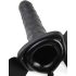 Fetish Strap-On 8 - holle vibrator met riem (zwart)