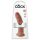 King Cock 9 - levensechte dildo met zuignap (23 cm) - donkere huidskleur