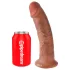 King Cock 9 - realistische dildo met zuignap - donker huidskleur 23cm