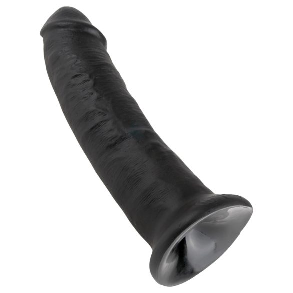 King Cock 9 - dildo met zuignap - zwart