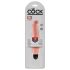 King Cock 7 Stiffy - waterdichte, realistische vibrator (18cm) - huidkleurig