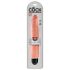 King Cock 10 Stiffy - waterdichte, levensechte vibrator (25cm) - huidkleurig