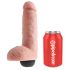 King Cock 8 - levensechte spuitende dildo (20cm) - natuurgetrouw