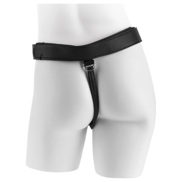 King Cock 7 - strap-on dildo met harnas - zwart