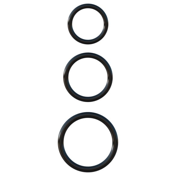 Fantasy C-Ringz - penisring set - zwart - 3 stuks