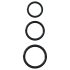 Fantasy C-Ringz - penisring set - zwart - 3 stuks
