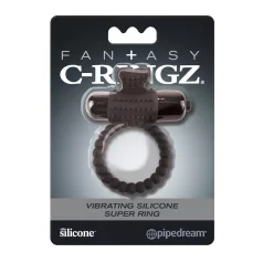 Pipedream Fantasy C-Ringz - vibrerende penisring - zwart