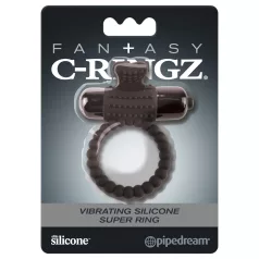 Pipedream Fantasy C-Ringz - vibrerende penisring - zwart