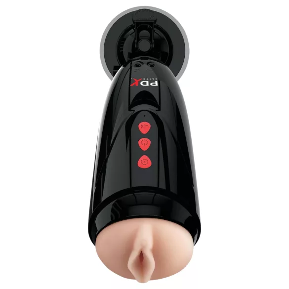 PDX Elite - vibrerende masturbator kunstvagina - zwart