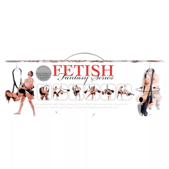 Pipedream - Fetish Fantasy - seksschommel met 360 graden rotatie (zwart)