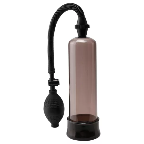 Pipedream - Pump Worx Beginner's - zwarte penispomp (19 cm)