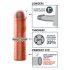 X-TENSION Perfect 1 - levensechte penismouw (17,7 cm) - natuurkleurig