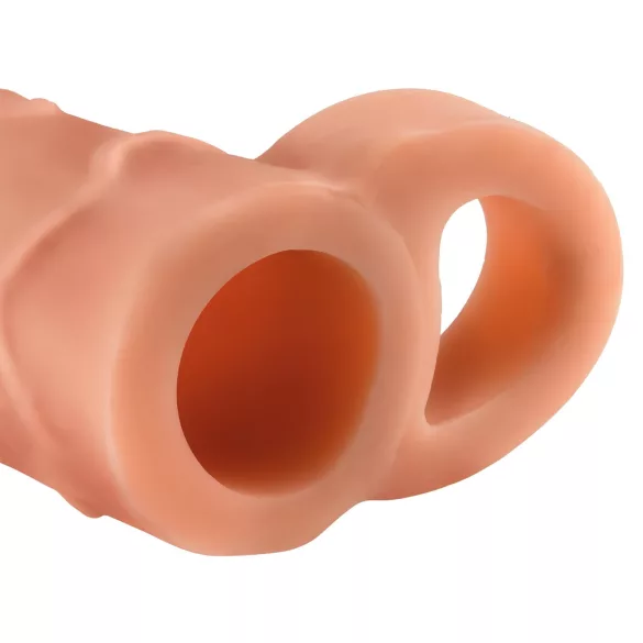 Pipedream X-TENSION Perfect 2 - penishoes met zaadring (19 cm, huidskleur)