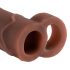 X-TENSION Perfect 2 - Penismantel met Ring (19cm) - Donker Natuurlijk