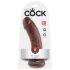 King Cock 8 Dildo (20cm) - bruin