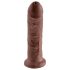 King Cock 8 Dildo (20cm) - bruin