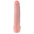 King Cock 15 - realistische dildo met zuignap en balzak - 38 cm - huidskleur