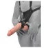 King Cock - hollow strap-on dildo - 25cm