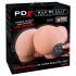 PDX Elite Milk Me Silly - vibrerende torso masturbator (naturel)