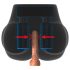 PDX Elite Milk Me Silly - vibrerende torso masturbator (naturel)
