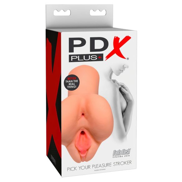 PDX Pick Your Pleasure - 2in1 realistische masturbator (natuurlijk)