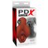 PDX Kies je Genot - 2in1 levensechte masturbator (bruin)