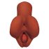 PDX Kies je Genot - 2in1 levensechte masturbator (bruin)
