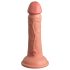 King Cock Elite 6 - realistische dildo met zuignap - 15cm - huidskleur