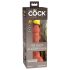King Cock Elite 6 - dildo met zuignap - realistisch - 15cm - donker