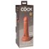King Cock Elite 6 - dildo met zuignap - realistisch - 15cm - donker