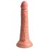 King Cock Elite 7" - levena zuignap dildo (18cm) - natuurgetrouw