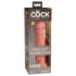 King Cock Elite 8 - realistische dildo met zuignap - 20cm - huidskleur