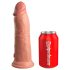 King Cock Elite 8 - realistische dildo met zuignap - 20cm - huidskleur