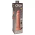 King Cock Elite 9 - dildo met zuignap - vibrator - 23cm - huidskleur