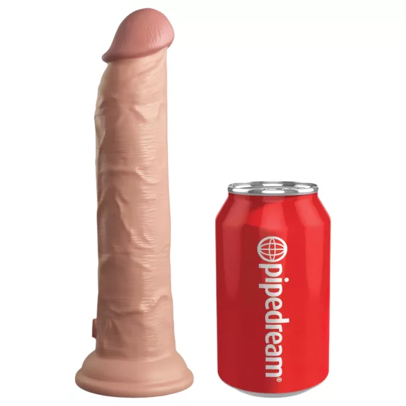 King Cock Elite 9 - dildo met zuignap - vibrator - 23cm - huidskleur