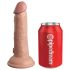 King Cock Elite Beginner's - draagbare dildo (natuurlijk)