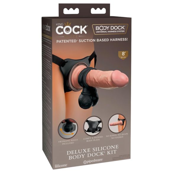 King Cock Elite Deluxe - aanzetdildo set