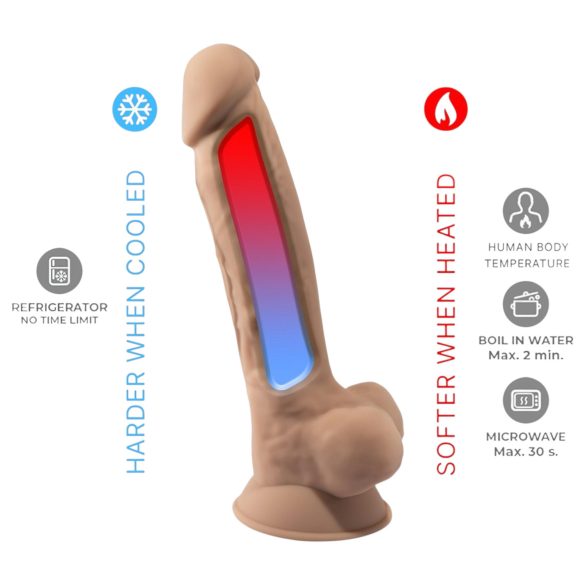 Body Dock - G-punt dildo met harnas - siliconen - 7 inch - opzetbaar