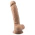 Body Dock - G-punt dildo met harnas - siliconen - 7 inch - opzetbaar