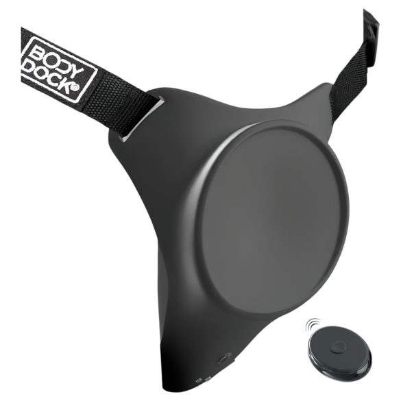 Body Dock - G-punt dildo met harnas - siliconen - 7 inch - opzetbaar