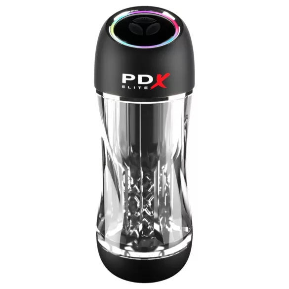 PDX ViewTube Pro - zuigende-vibrerende masturbator (zwart)