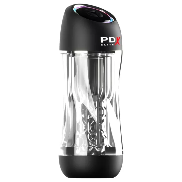 PDX ViewTube Pro - zuigende-vibrerende masturbator (zwart)