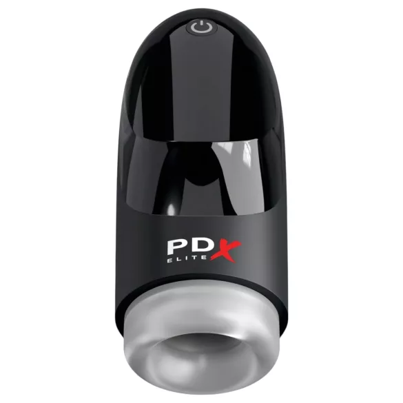 PDX Hydrogasm - oplaadbare draaiende masturbator (zwart)